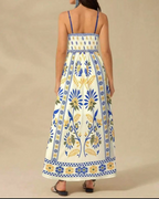 Bohemian Maxi Dress with Print - Amy