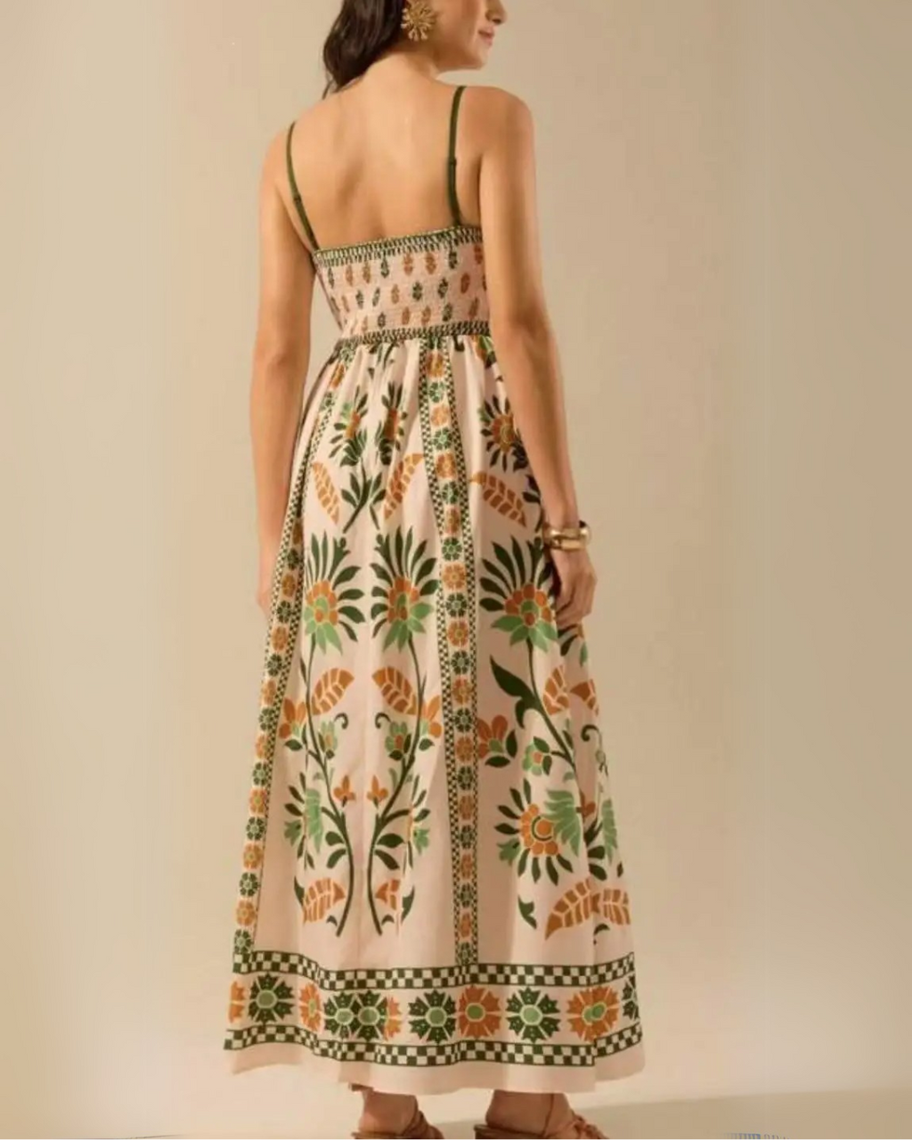 Bohemian Maxi Dress with Print - Amy