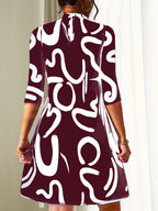 Elisa - Women's Round Neck Dress