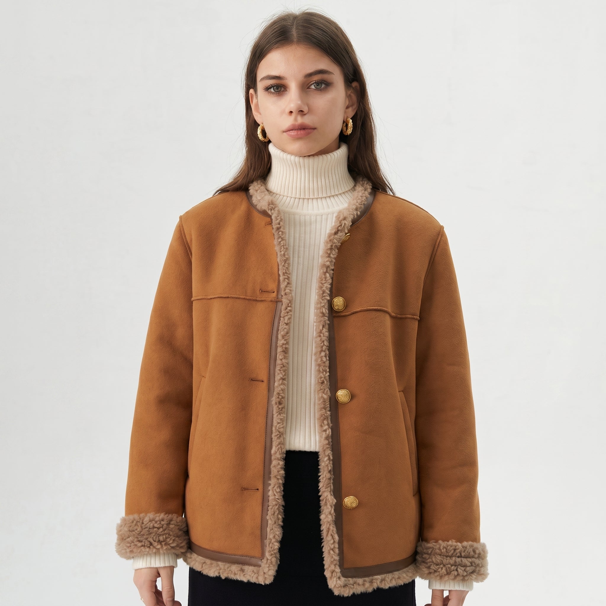 Elcevi | Shearling Jacket For Women