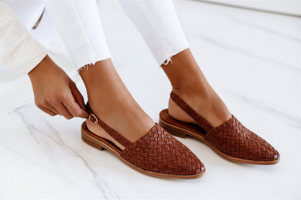Claire | Chic Braided Slingbacks
