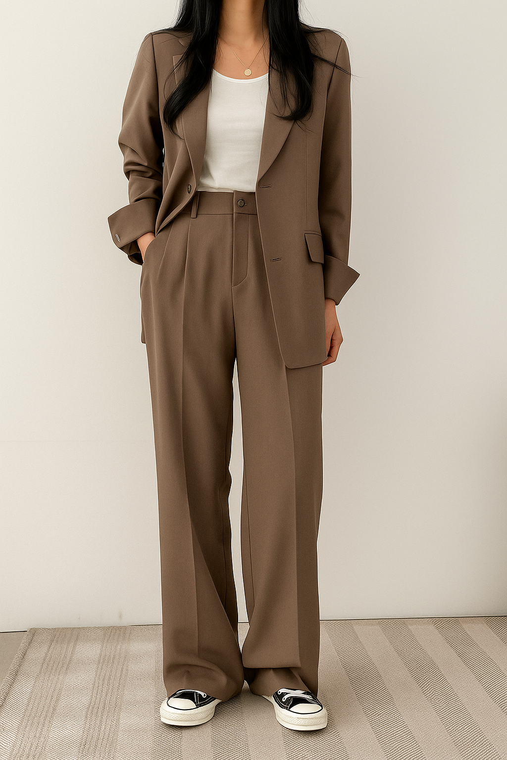 Two-Piece Women's Suit - Blazer and Pants