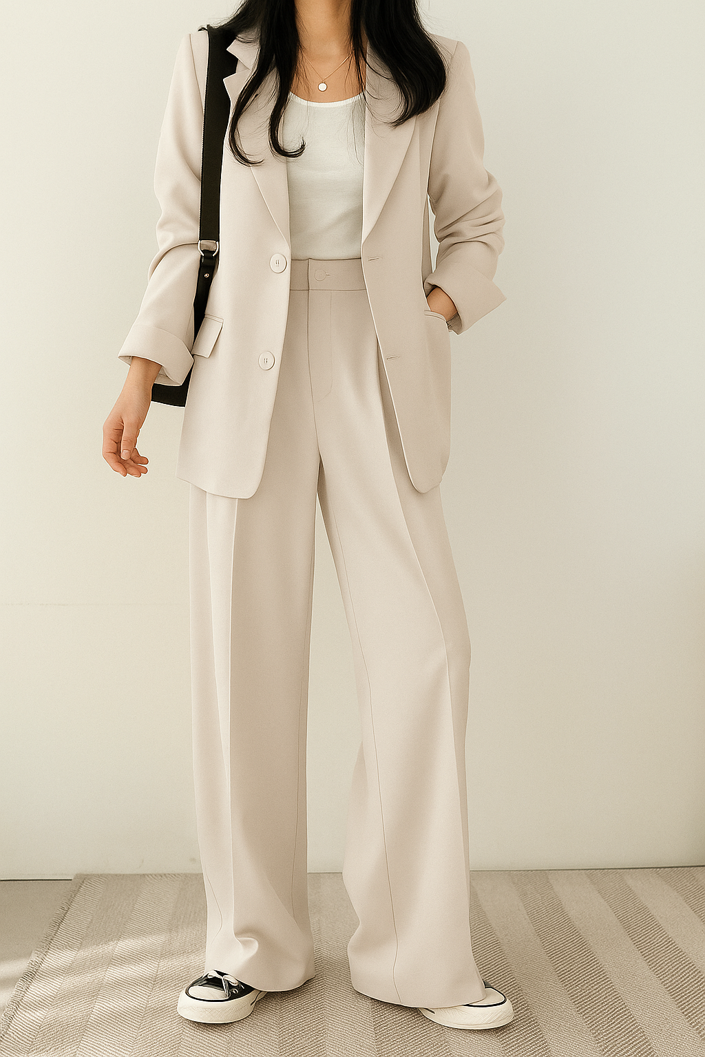 Two-Piece Women's Suit - Blazer and Pants