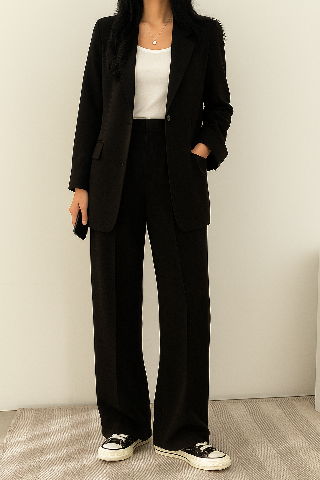 Two-Piece Women's Suit - Blazer and Pants
