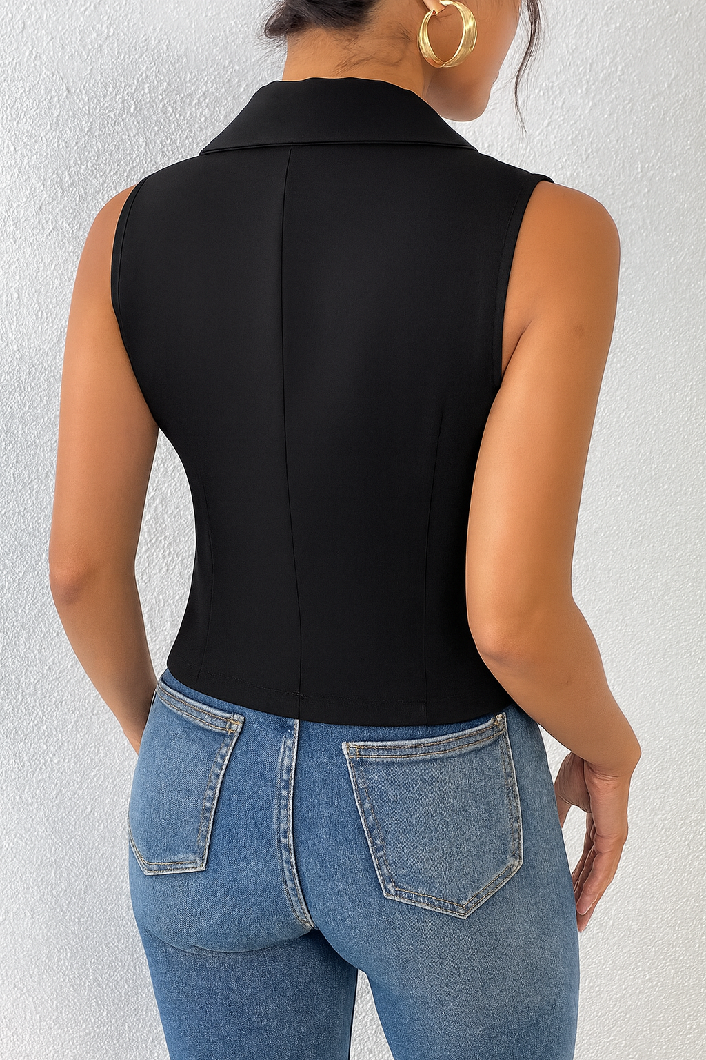 Valeria | Tailored Gilet Top