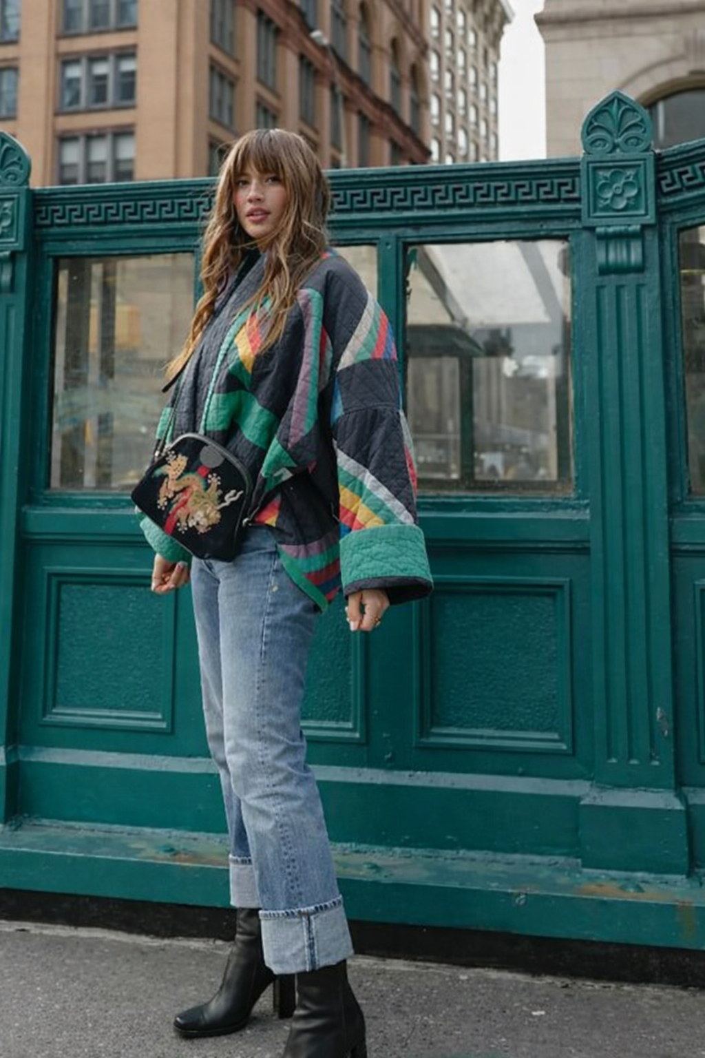 Anique Oversized Multicolor Vest for Women