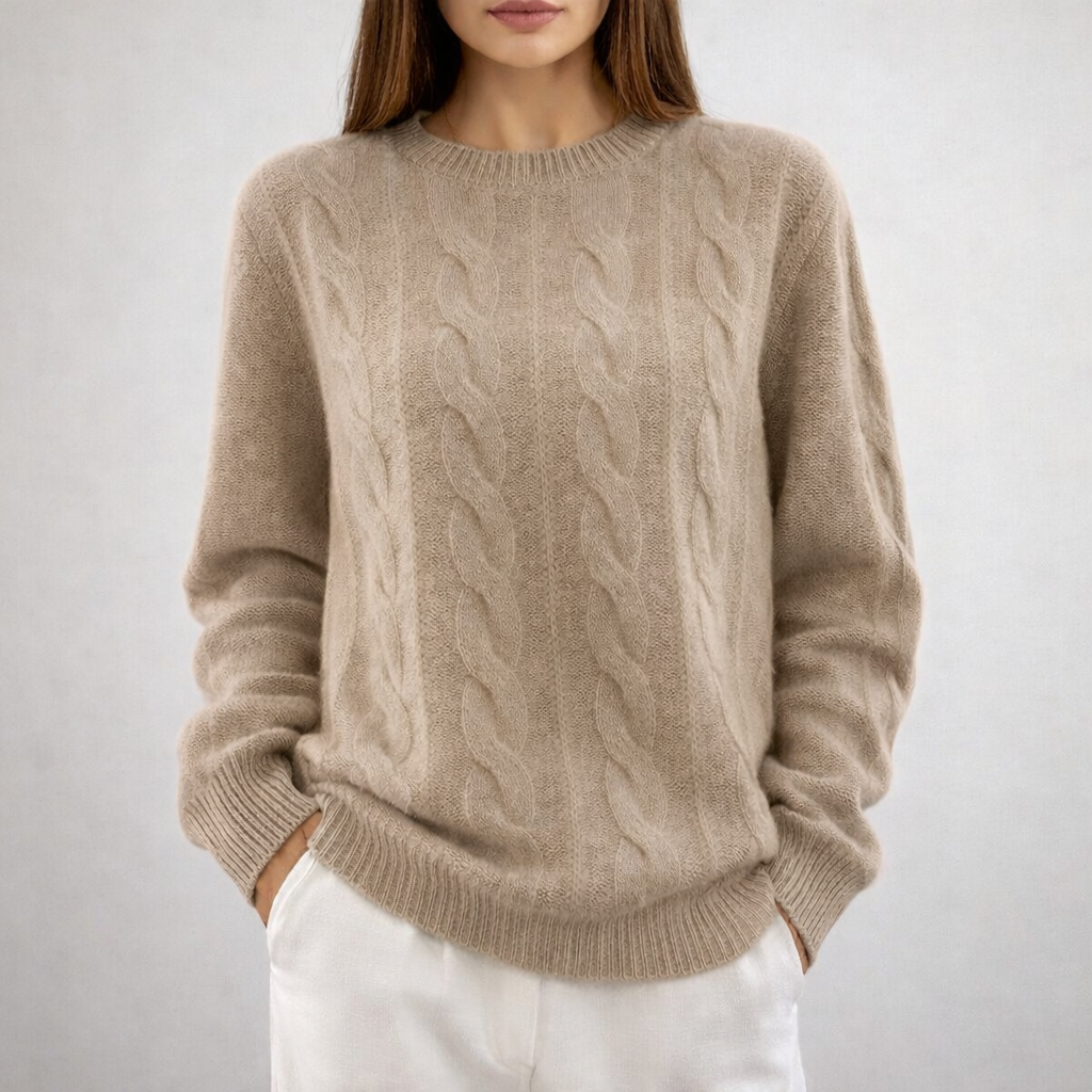Senna | Slim Fit Crew Neck Sweater
