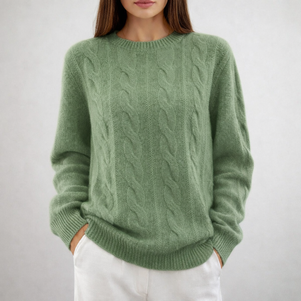 Senna | Slim Fit Crew Neck Sweater