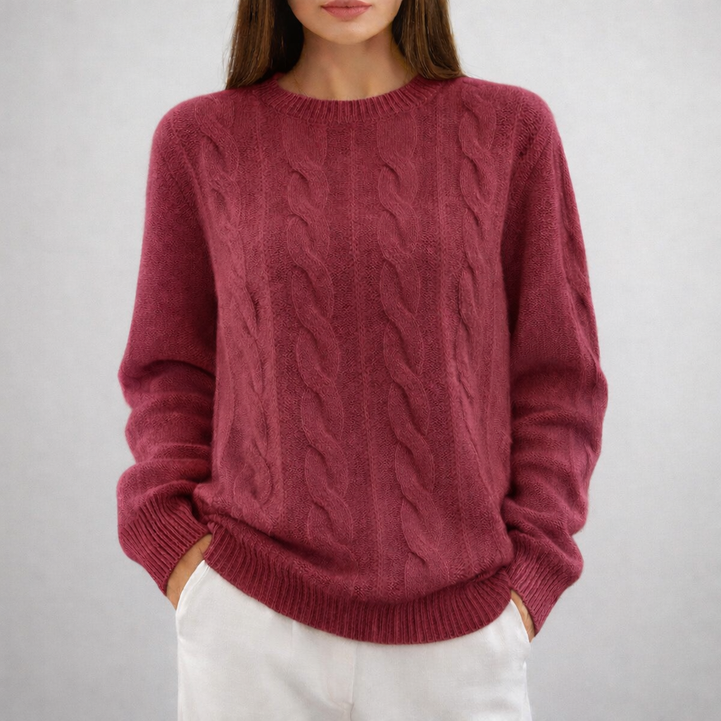 Senna | Slim Fit Crew Neck Sweater