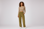 Victoria — High-Waist Corduroy Wide-Leg Trousers