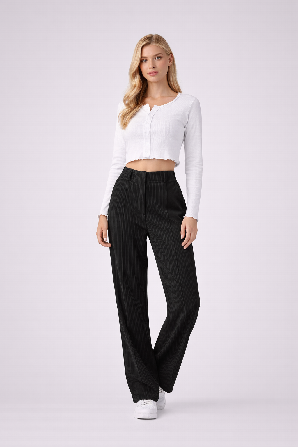 Rihanna | Corduroy Straight Leg Pants