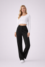 Rihanna | Corduroy Straight Leg Pants