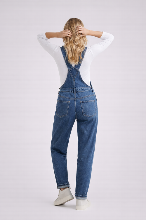 Cathlene — Denim Overalls