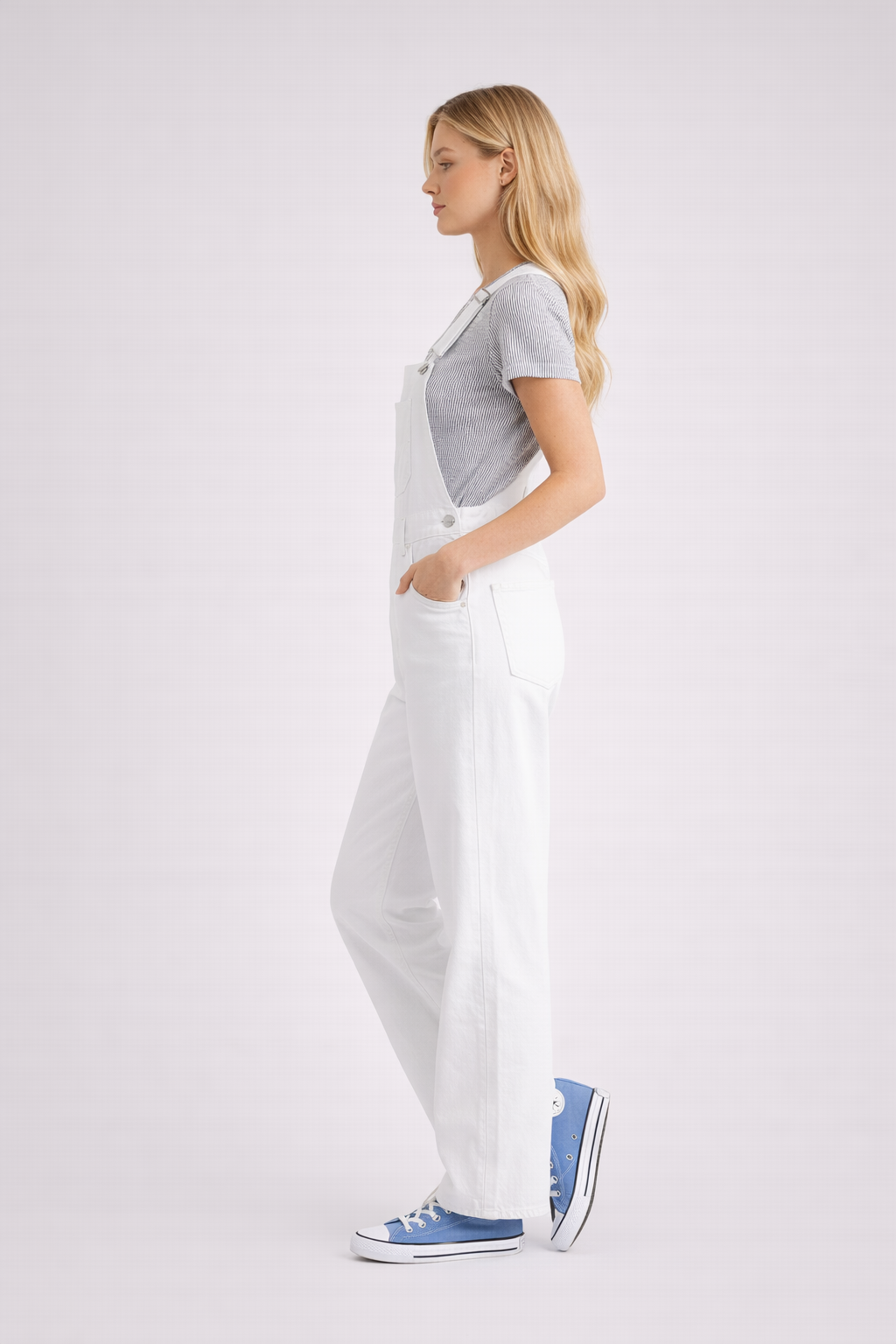 Cathlene — Denim Overalls