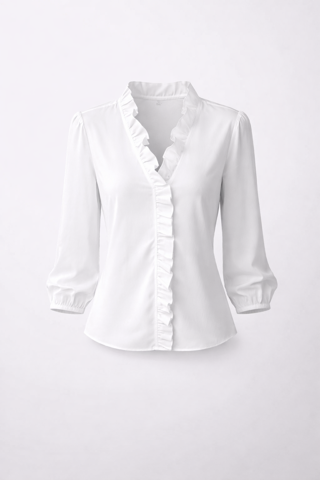 Aymee | Ruffle V-Hals Blouse