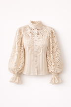 Elisa Valentin - Vintage Lace Blouse