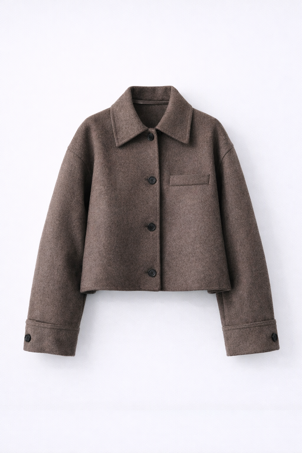 Riley | Autumn – Wool Feel Oversized Short Coat