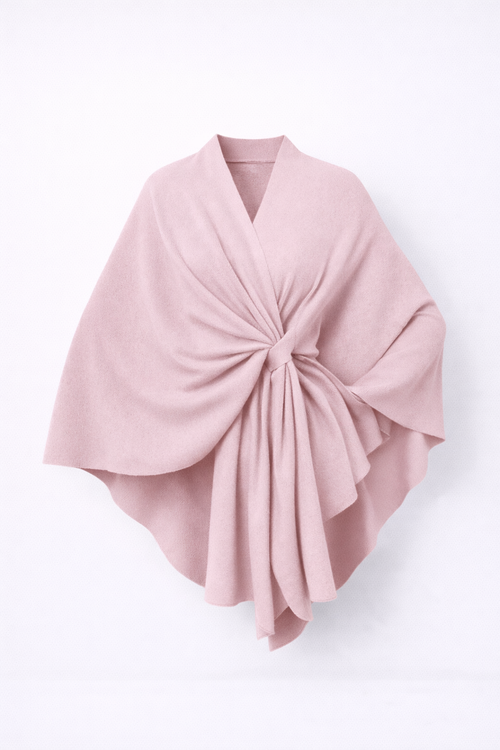 Elcevi | Autumn – Soft Wool Feel Wrap Poncho For Women