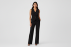 The Mae Elisa Tailored Vest & Wide Leg Pants