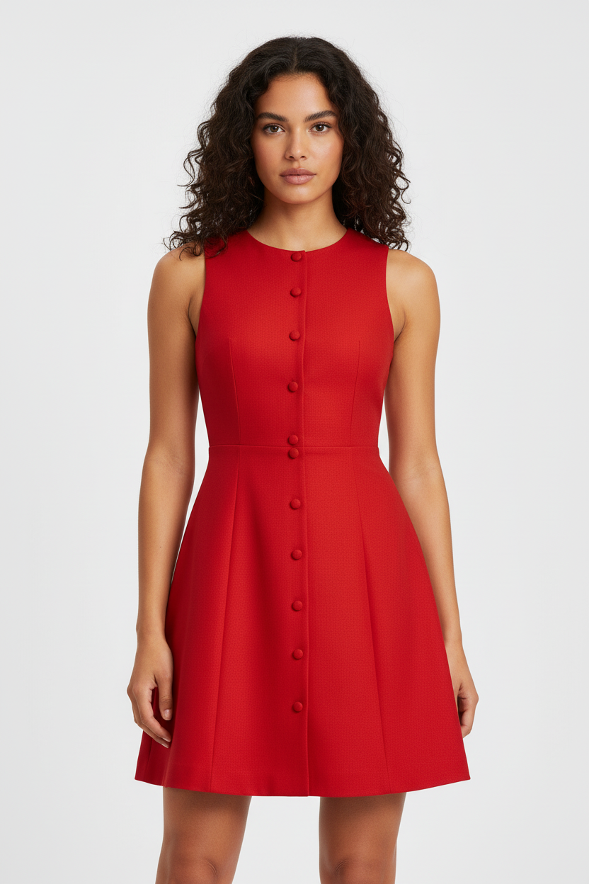 Jente | Scarlet Muse Mini Dress | Van krachtig naar iconisch vrouwelijk