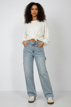 Alouissa | All Season – Vintage Denimfeel – Crystal Straight Jeans