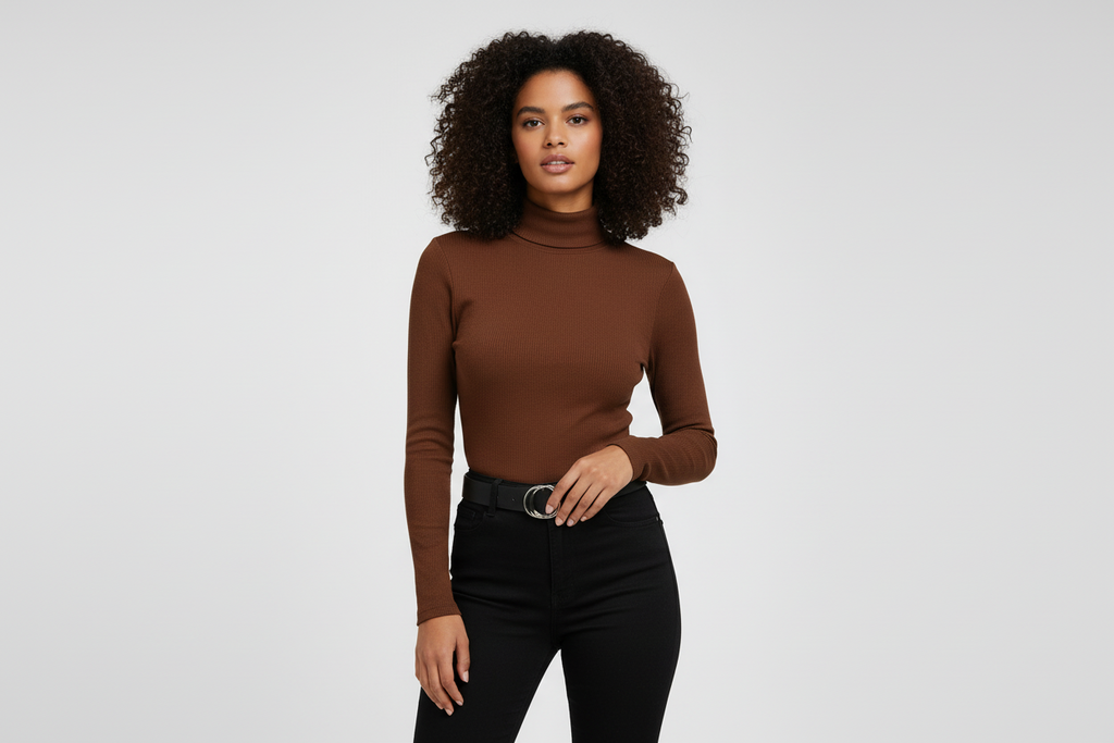 Esmee — Autumn Collection Elegant Turtleneck Top
