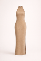 Joyce Louisa - Golden Sculpt Maxi Dress