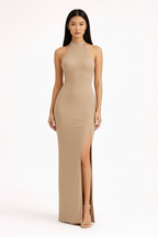 Joyce Louisa - Golden Sculpt Maxi Dress
