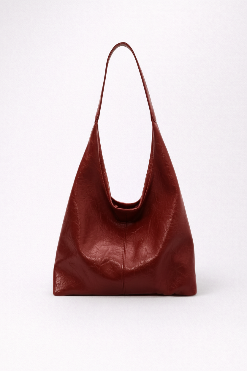 Ela -  Shoulder Bag in Vintage Leather Look