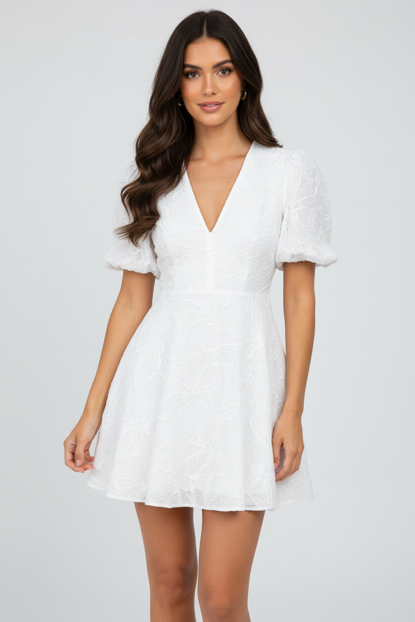 Lyna — Textured Dress