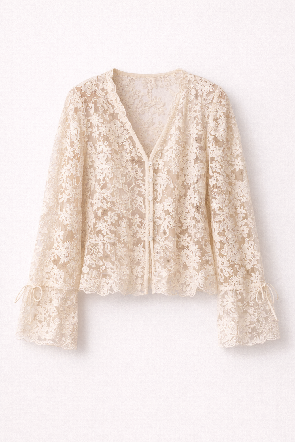 Vikey Amour | Sheer Lace Top