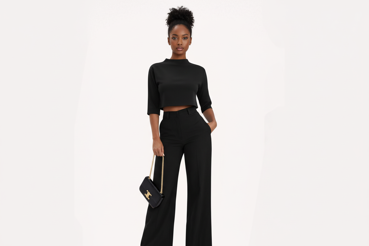 Carice | Elegant Tailored Wide-Leg Jumpsuit