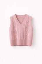 Ave | Cable Knit Sweater Vest