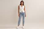 Isabelle| Elegant Asymmetrical Vest Top