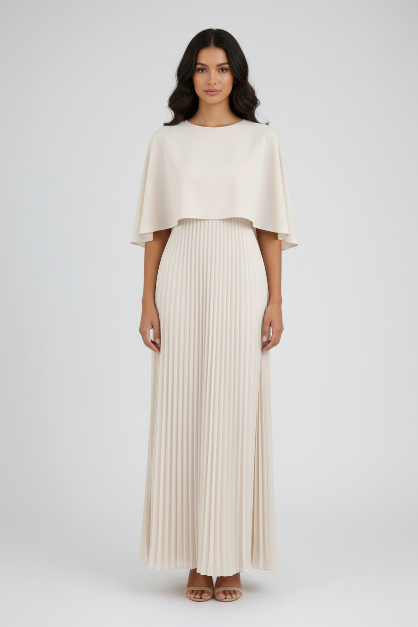 Anna — Airy Chiffon Maxi Dress.