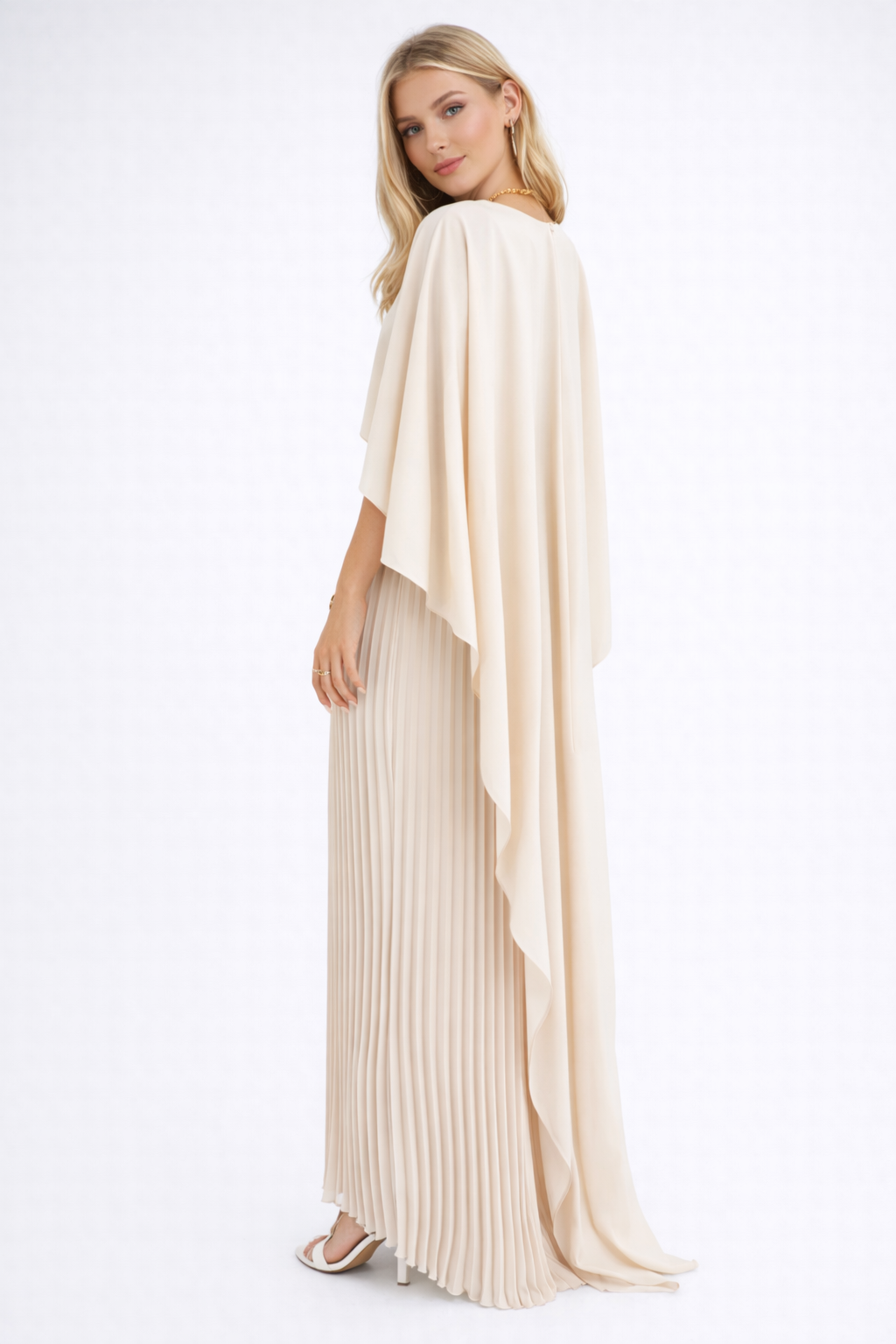 Anna — Airy Chiffon Maxi Dress.