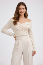 Nora | Off Shoulder Knit Sweater