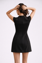 Odetta | Minimalist A-Line Mini Dress