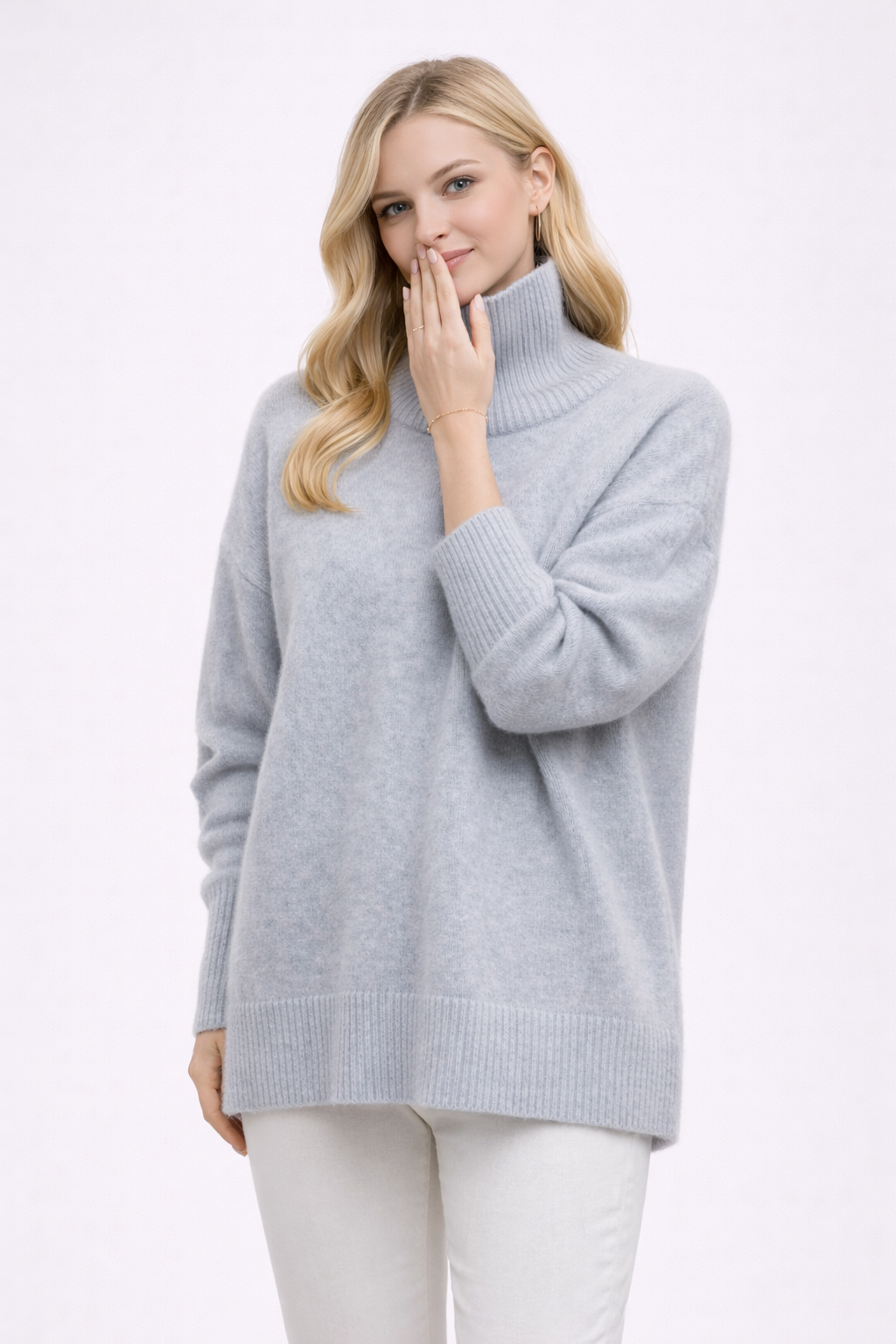 Delia -  Soft Turtleneck Sweater