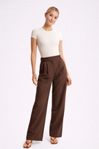 Joy | High Waist Wide Leg Trousers