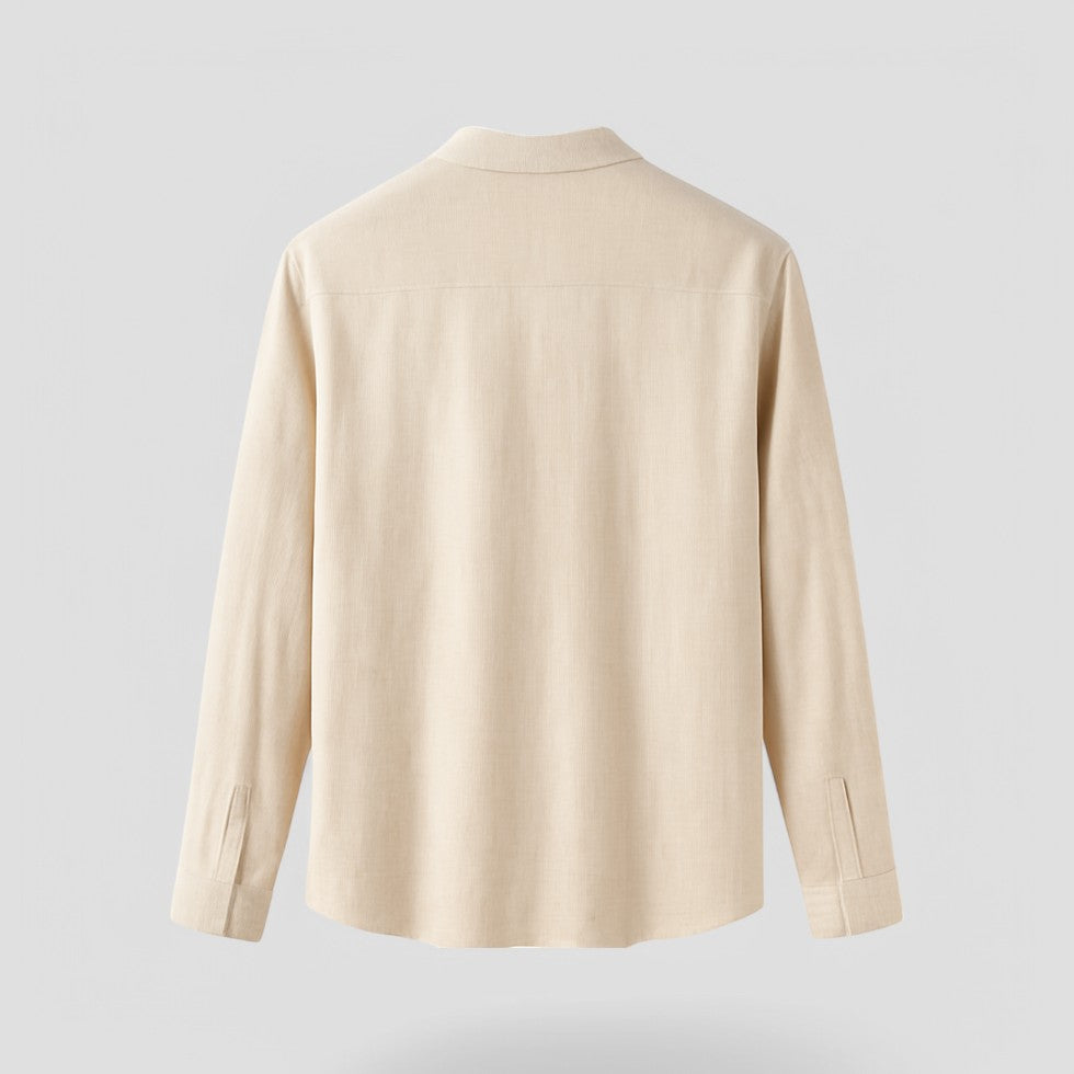 Milano | Old Money Linen Shirt For Men