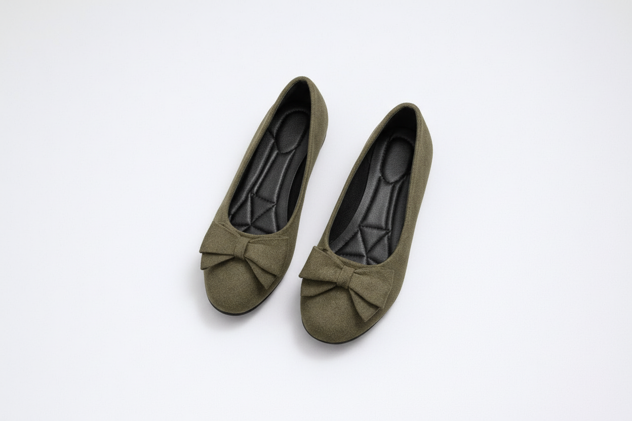 Alisha | Elegant Ballerinas with Bow Detail