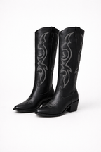 Renate | Western Cowboy Boots with Contrast Stitching
