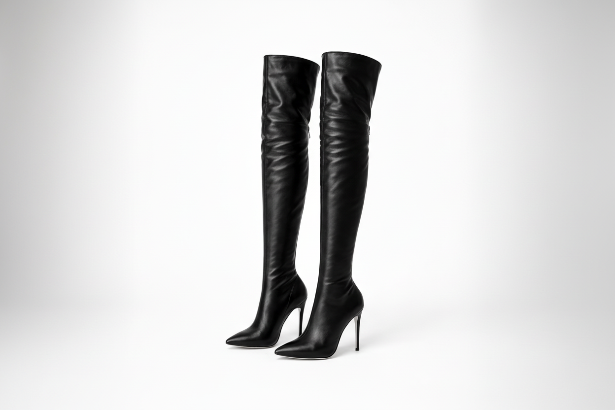 Rosa — Overknee Boots with Stiletto Heel