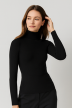 Josephine - Warm Ribbed Turtleneck Knit