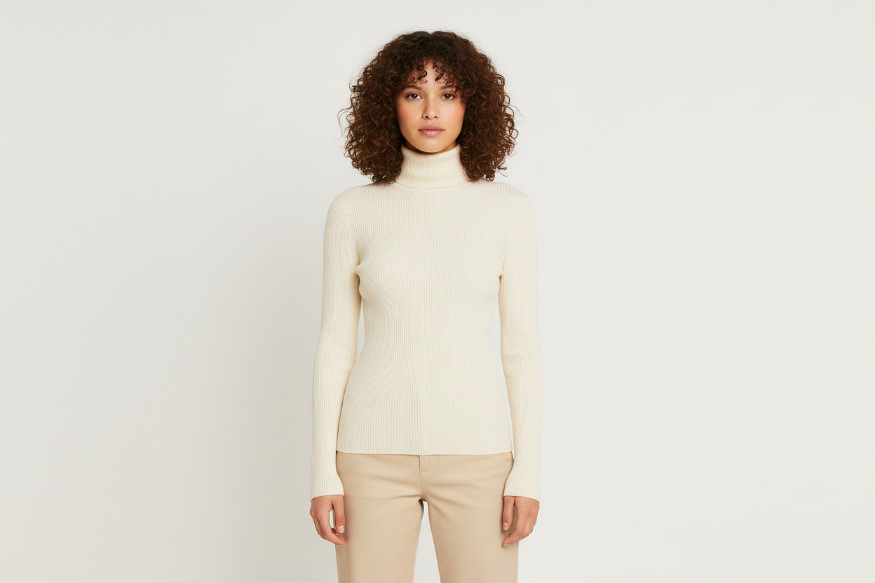 Josephine - Warm Ribbed Turtleneck Knit