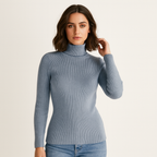 Josephine - Warm Ribbed Turtleneck Knit