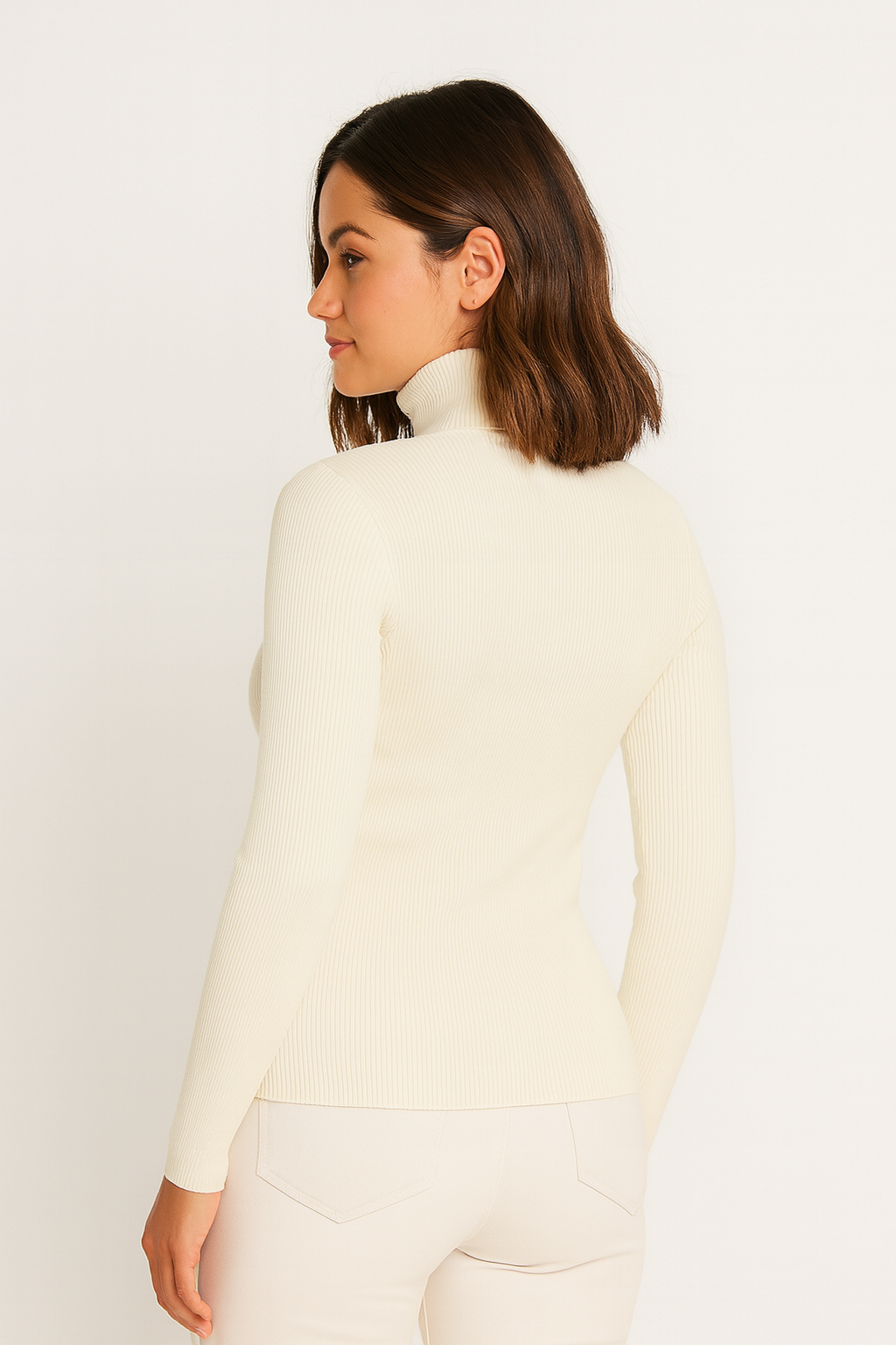 Josephine - Warm Ribbed Turtleneck Knit