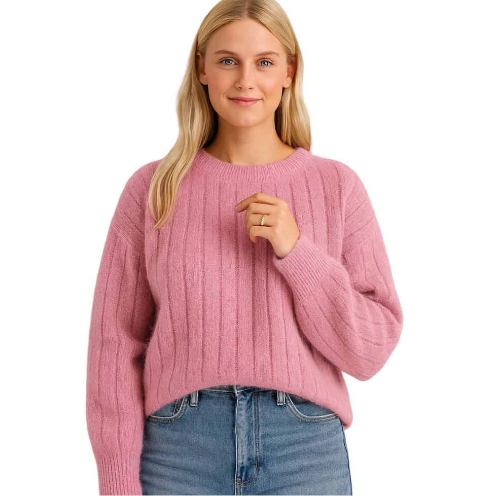 Lucy | Cashmere look Knit Sweater