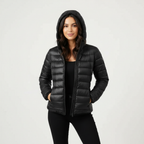 Comfortable Women's Puffer Jacket with Sporty Fit - Janice